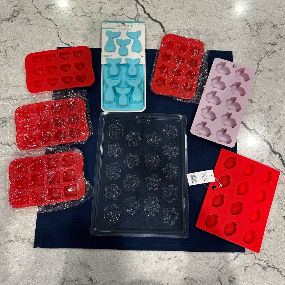 Silicone Wax Candy Molds Bundle Scentsy Samples